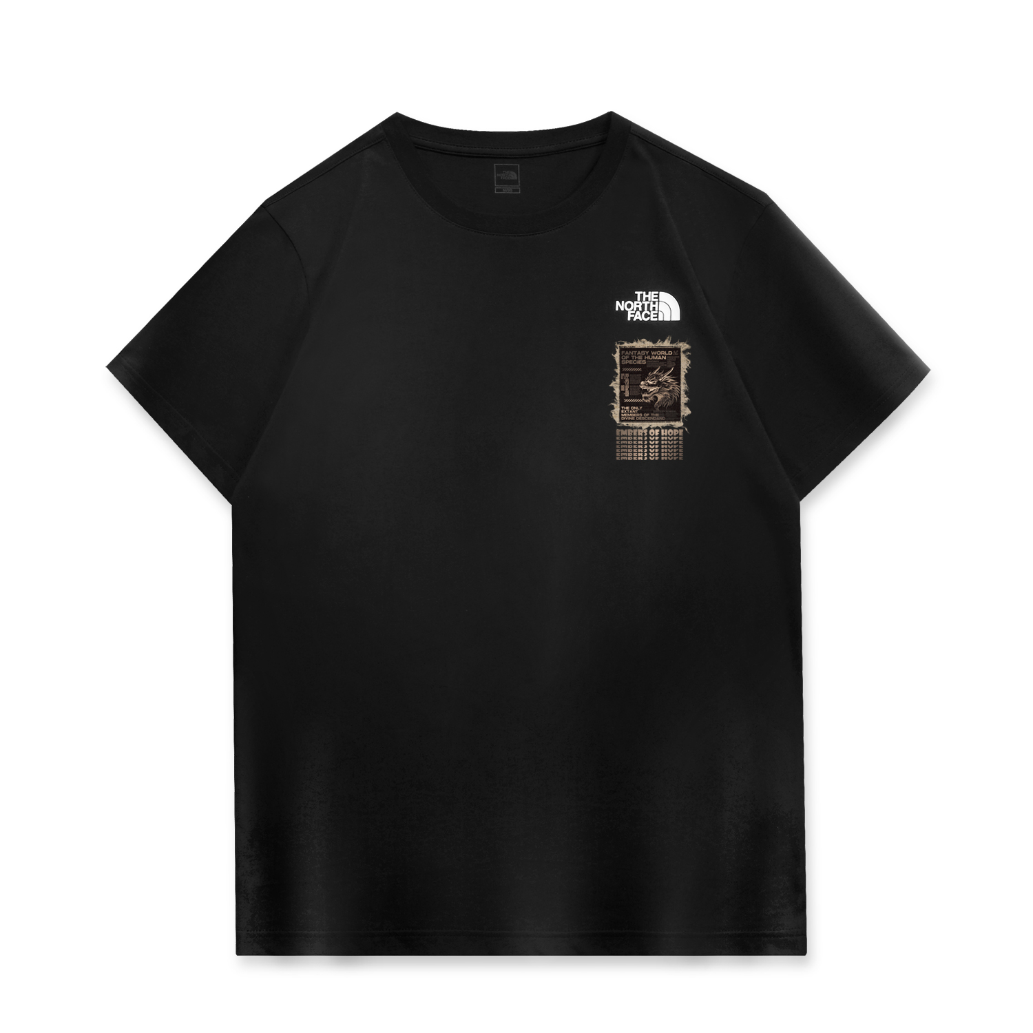 

THE NORTH FACE Футболка унисекс черная, Черный, THE NORTH FACE Футболка унисекс черная