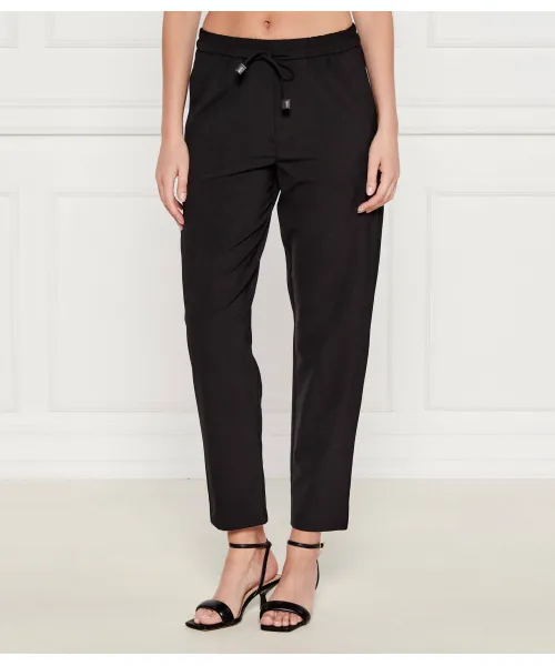 

Коричневые брюки Tapered fit Marella Sport, черный