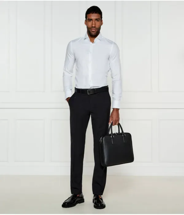 H-Hank-Spread-C1-222 футболка slim fit Boss, белый — фото 2