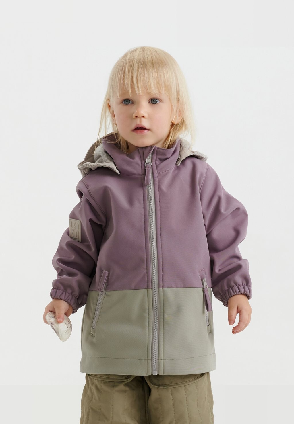 

Куртка демисезонная COLOR BLOCK Leokid, цвет minnow pink