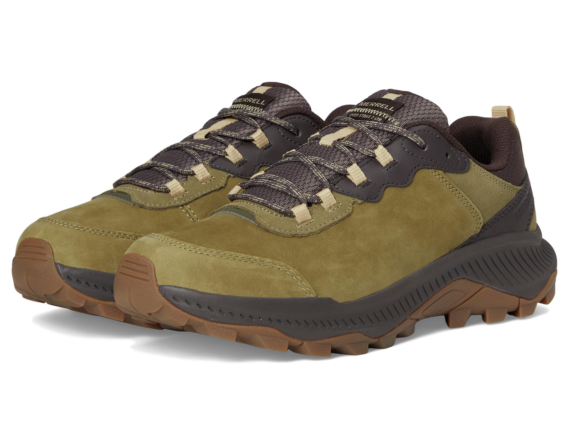

Походные ботинки Merrell Speed Strike 2 Leather, цвет Drab