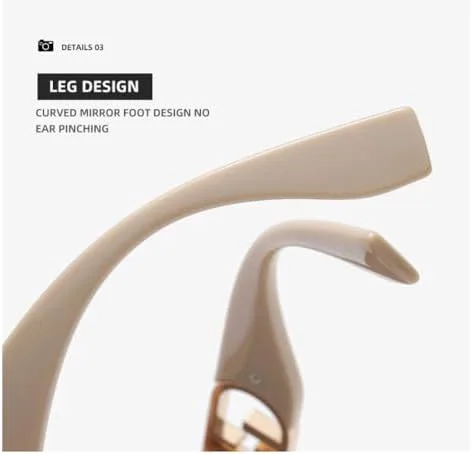 

2027 Модные квадратные солнцезащитные очки для женщин, винтажные панк-очки, большие солнцезащитные очки для мужчин, защита от УФ-излучения UV400 MTZJH, Beige