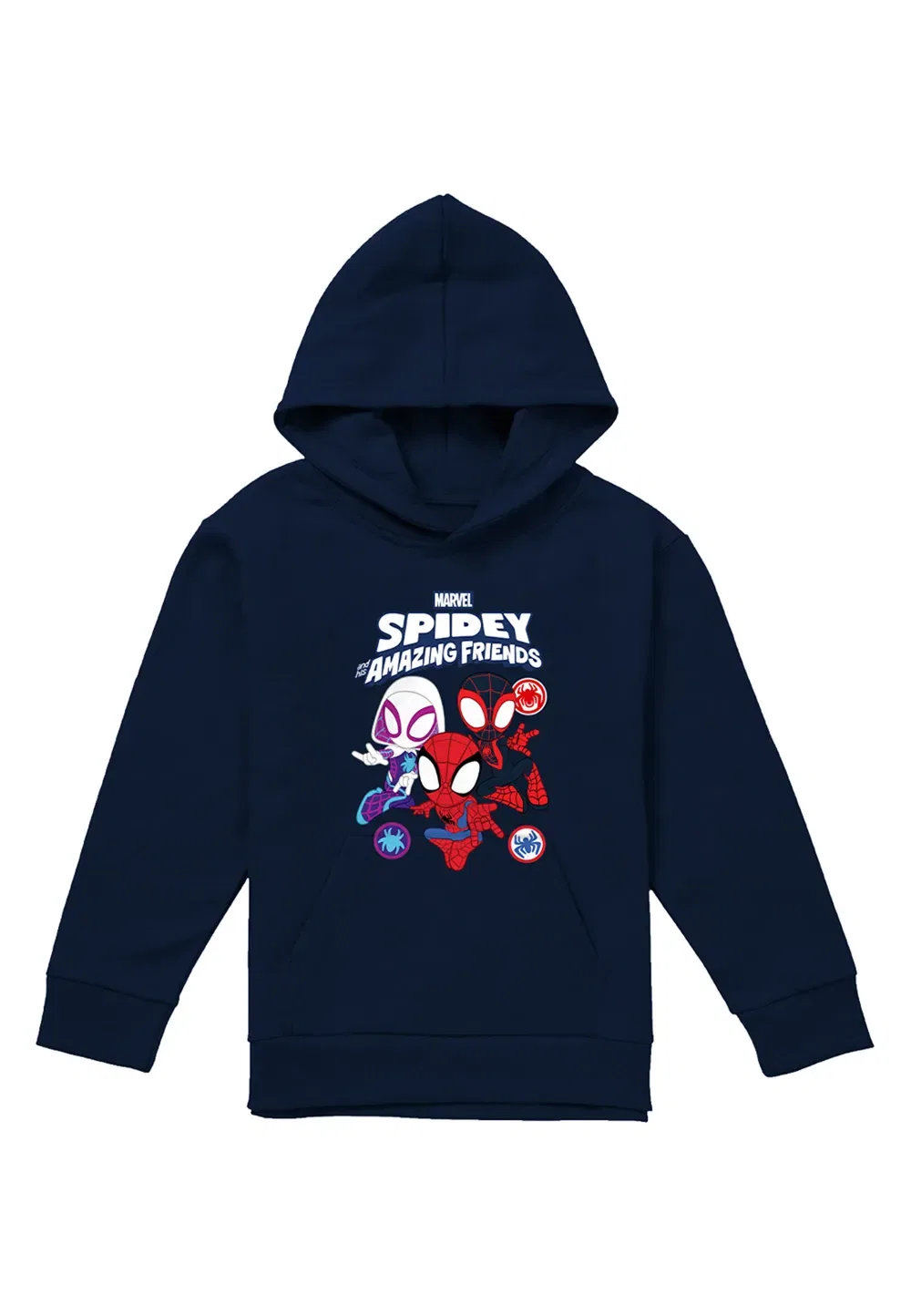 Детская худи Marvel Spidey и его удивительные друзья, темно-синий — фото 4