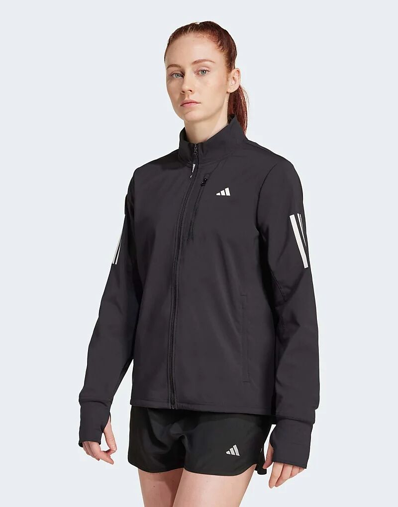 

Куртка adidas Running Own the run зимняя, черного цвета Adidas Performance