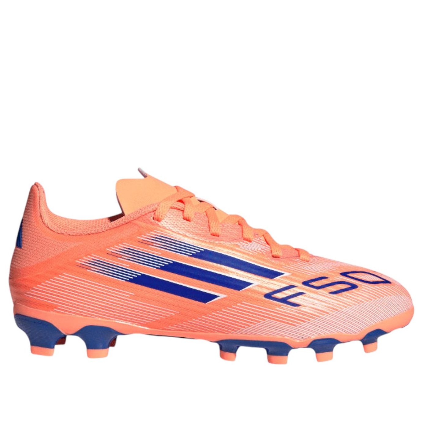 (GS) Adidas F50 League MG 'Beam Orange Lucid Blue' — фото 2
