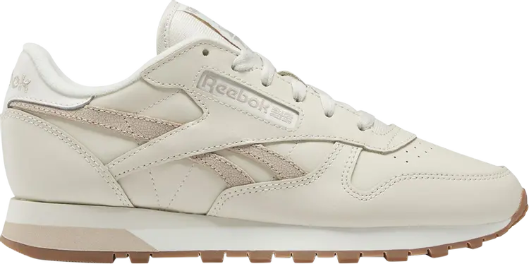 Кроссовки Wmns Classic Leather 'Alabaster Beige', кремовый