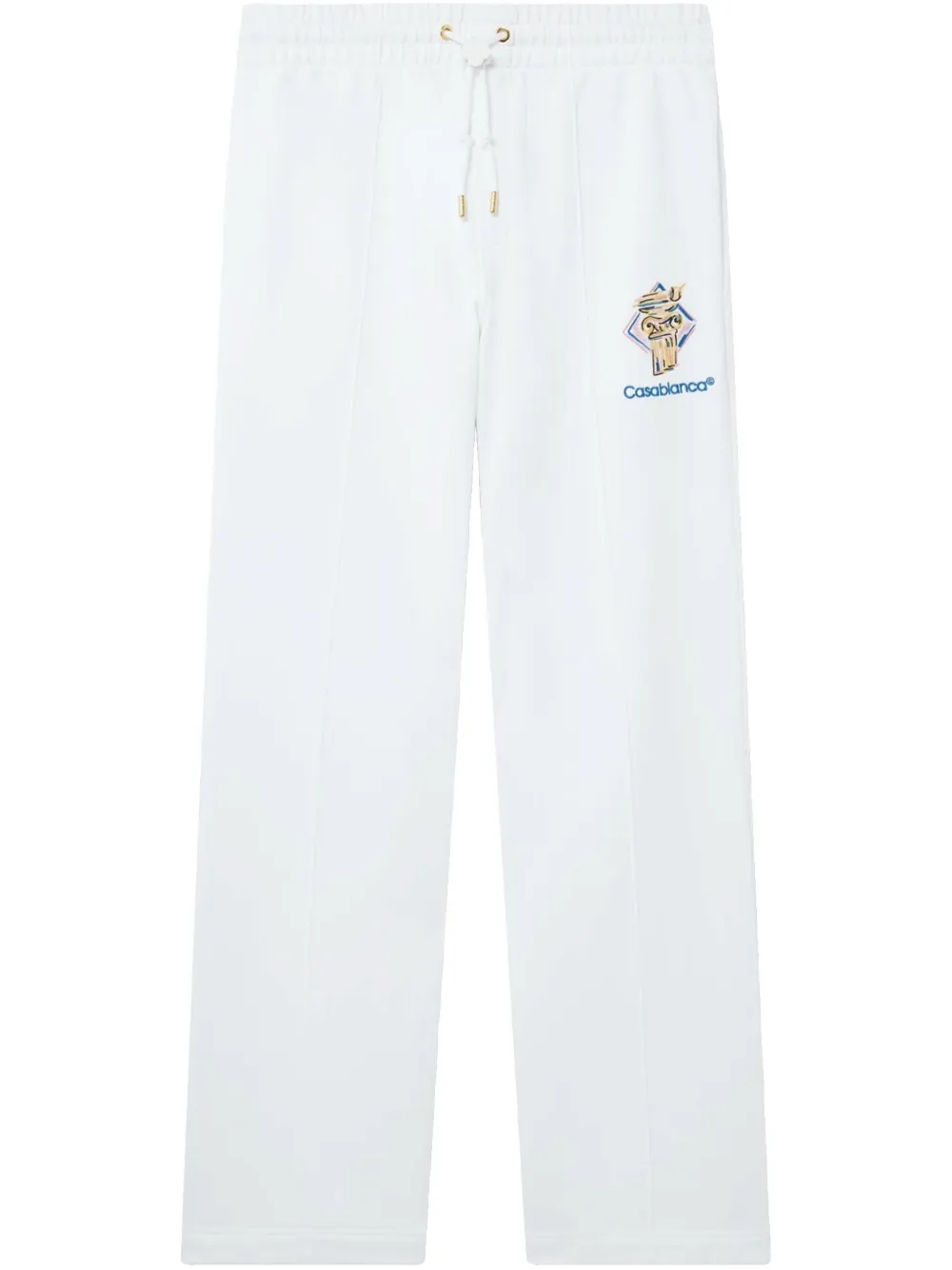 

Спортивные брюки с вышивкой CASABLANCA, белый