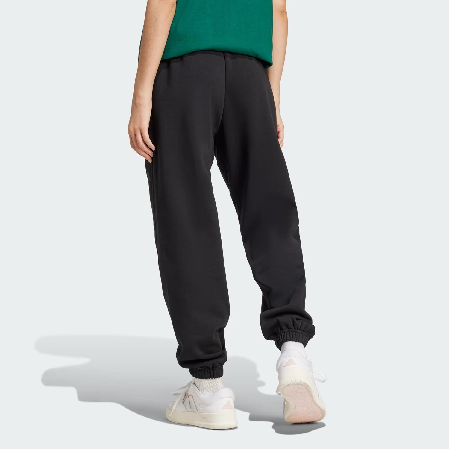 Свободные флисовые брюки ALL SZN Adidas, цвет Black — фото 2