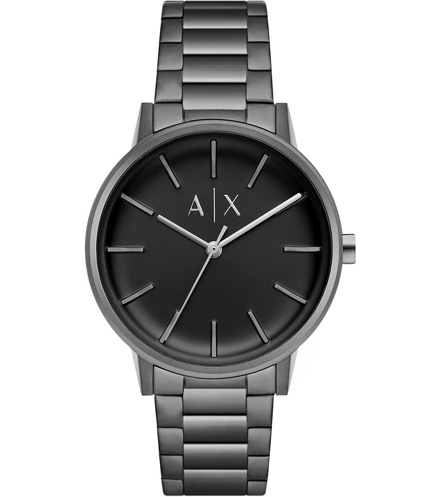 

Мужские часы Armani Exchange Cayde с тремя стрелками и браслетом из нержавеющей стали диаметром 42 мм из бронзы, серый