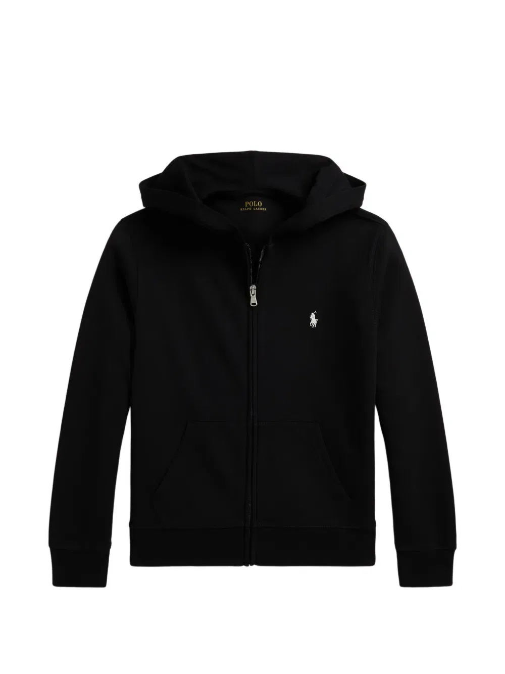 Толстовка на молнии с вышивкой Polo Ralph Lauren Kids, черный