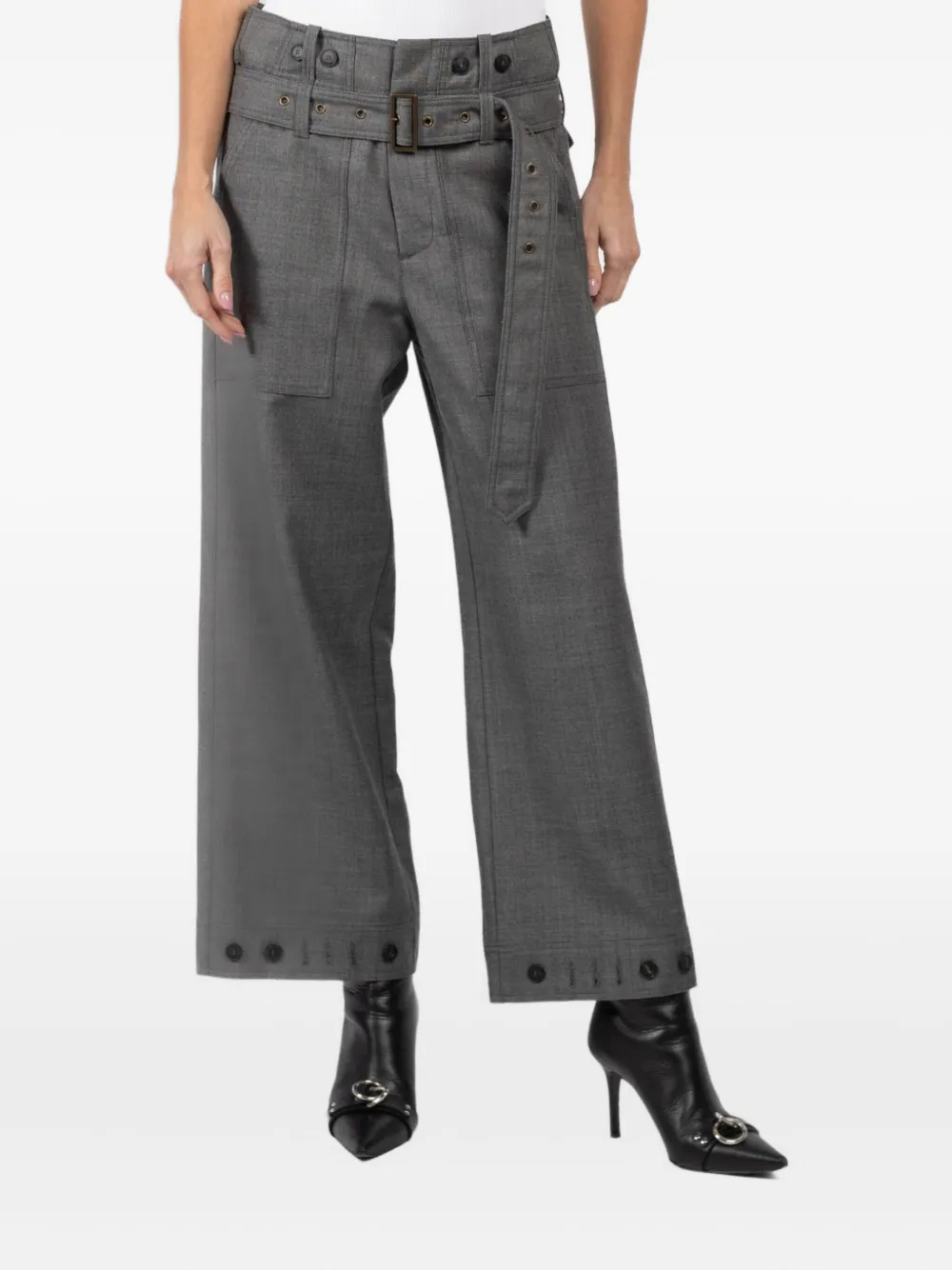 

Брюки с поясом Seafarer, серый