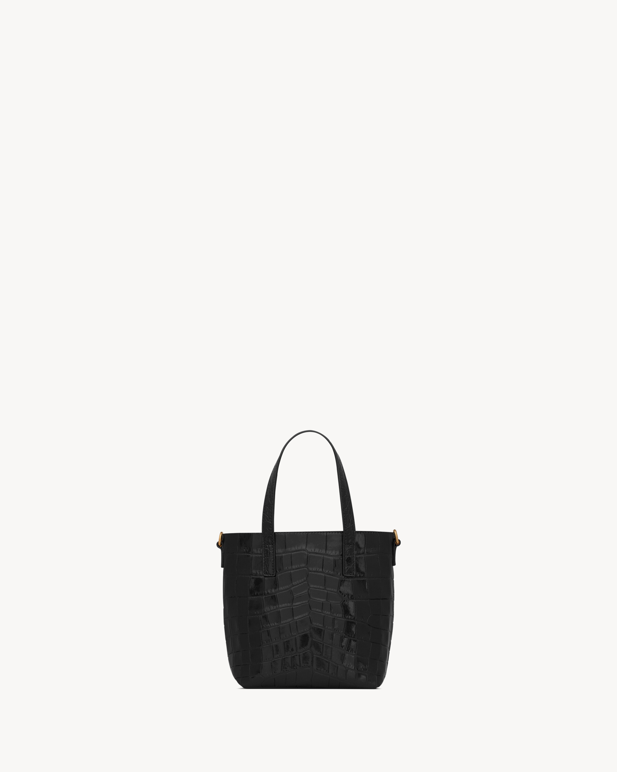 Мини-сумка с декоративной подвеской Cassandre Saint Laurent, черный — фото 4