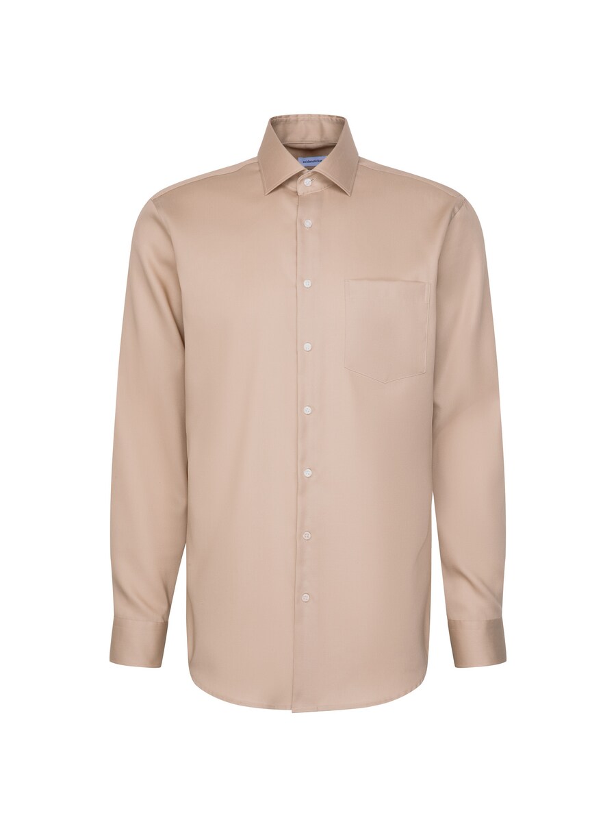 

Рубашка делового покроя Regular Fit SEIDENSTICKER, бежевый