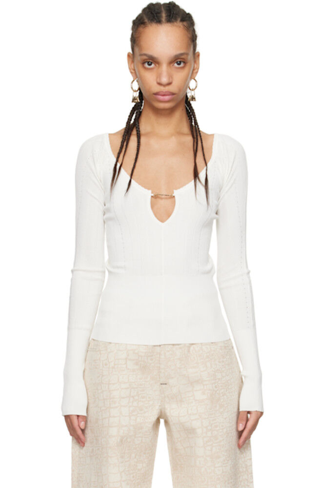 

Топ «The Pralù» цвета «Off-White» JACQUEMUS