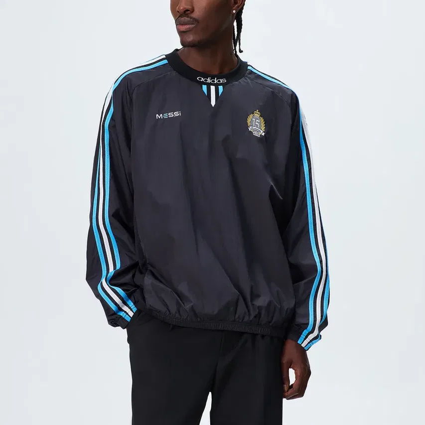 Свитшот Adidas Originals x KITH x Messi черный — фото 4