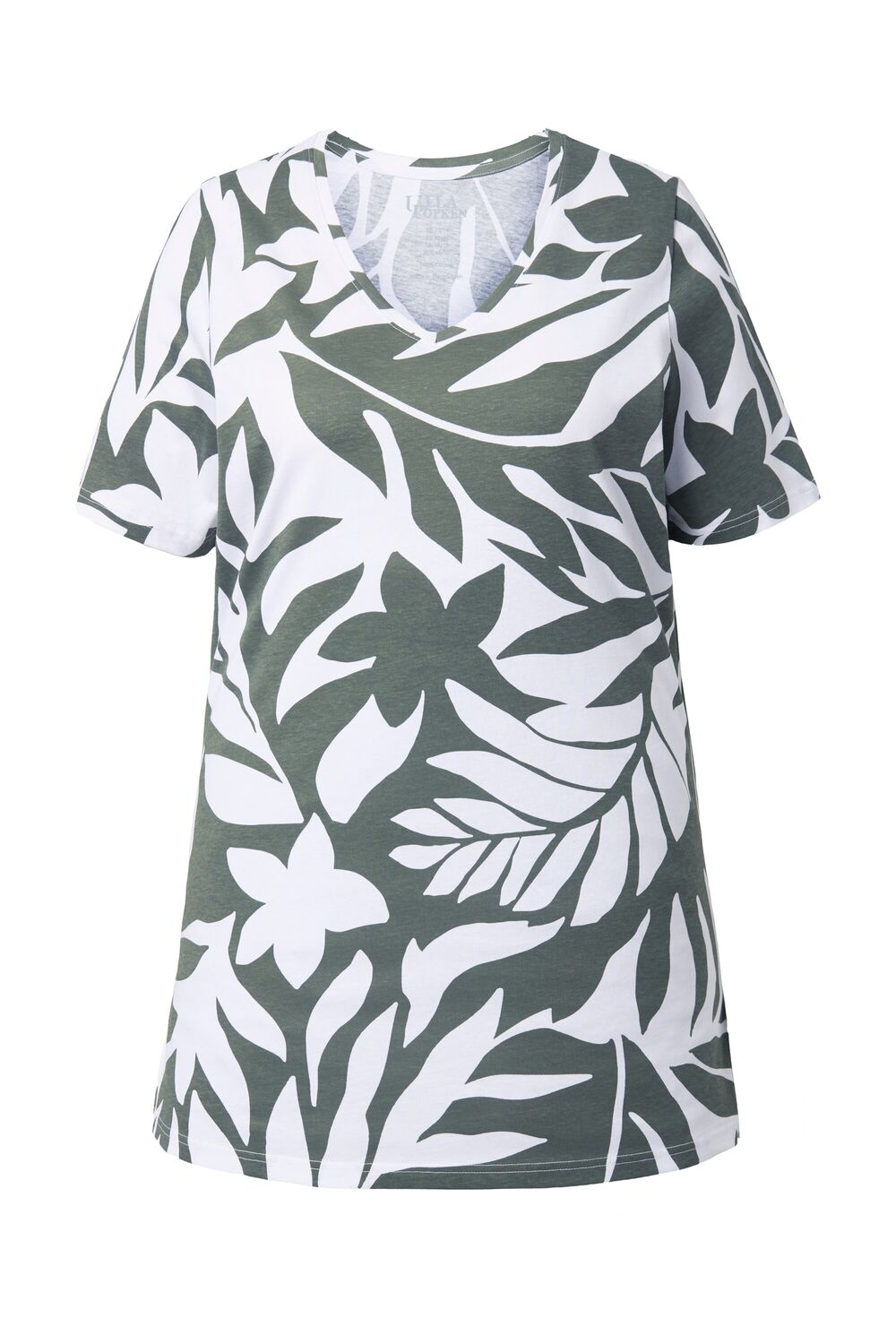 

Ulla Popken Футболка в цвете оливковый, белый