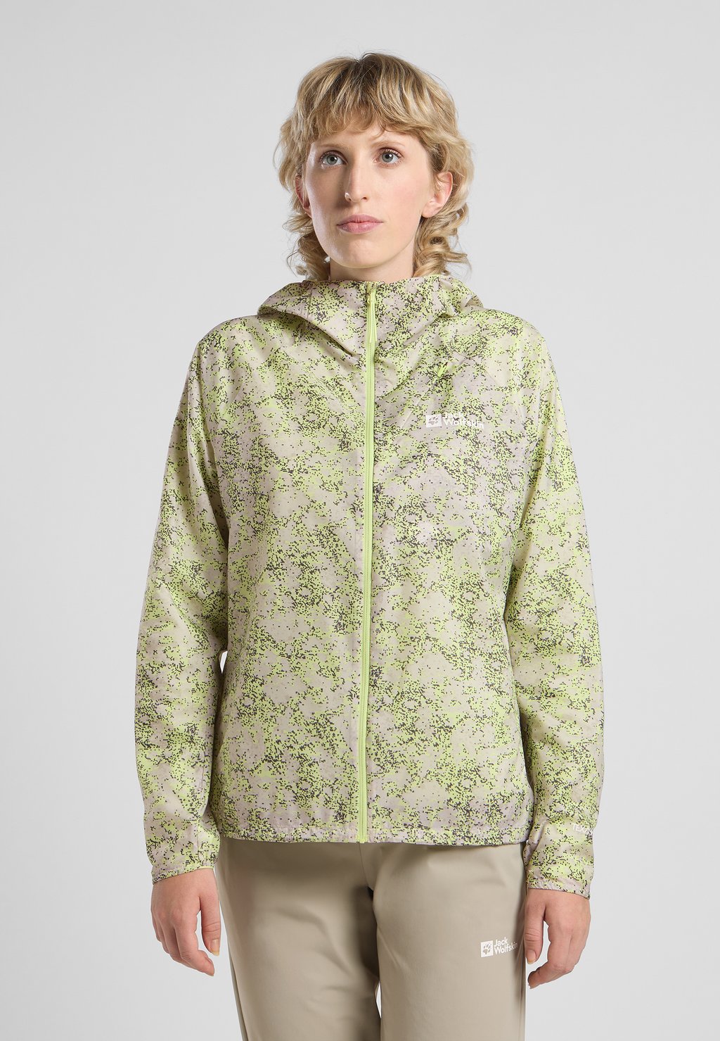 

Куртка для активного отдыха PRELIGHT WIND JKT Jack Wolfskin, светло-зеленый