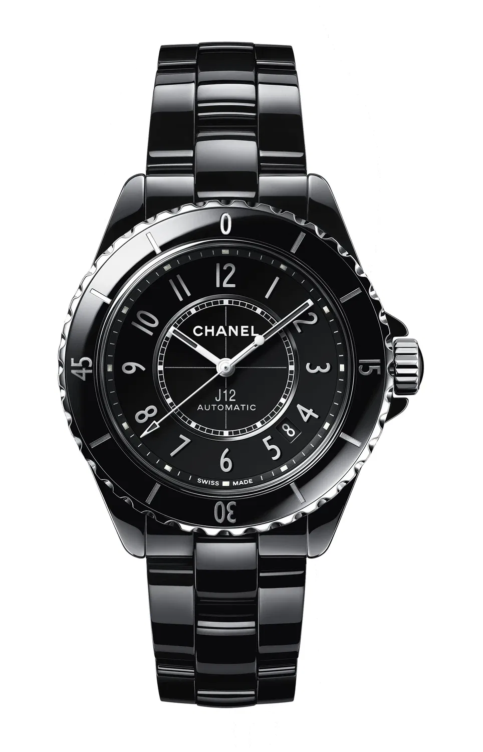J12 НУАР - H5697 CHANEL, серебряный