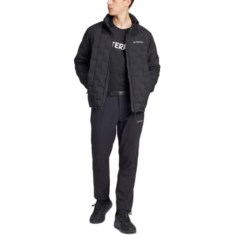 Стеганая куртка мужская черный Adidas Terrex — фото 2