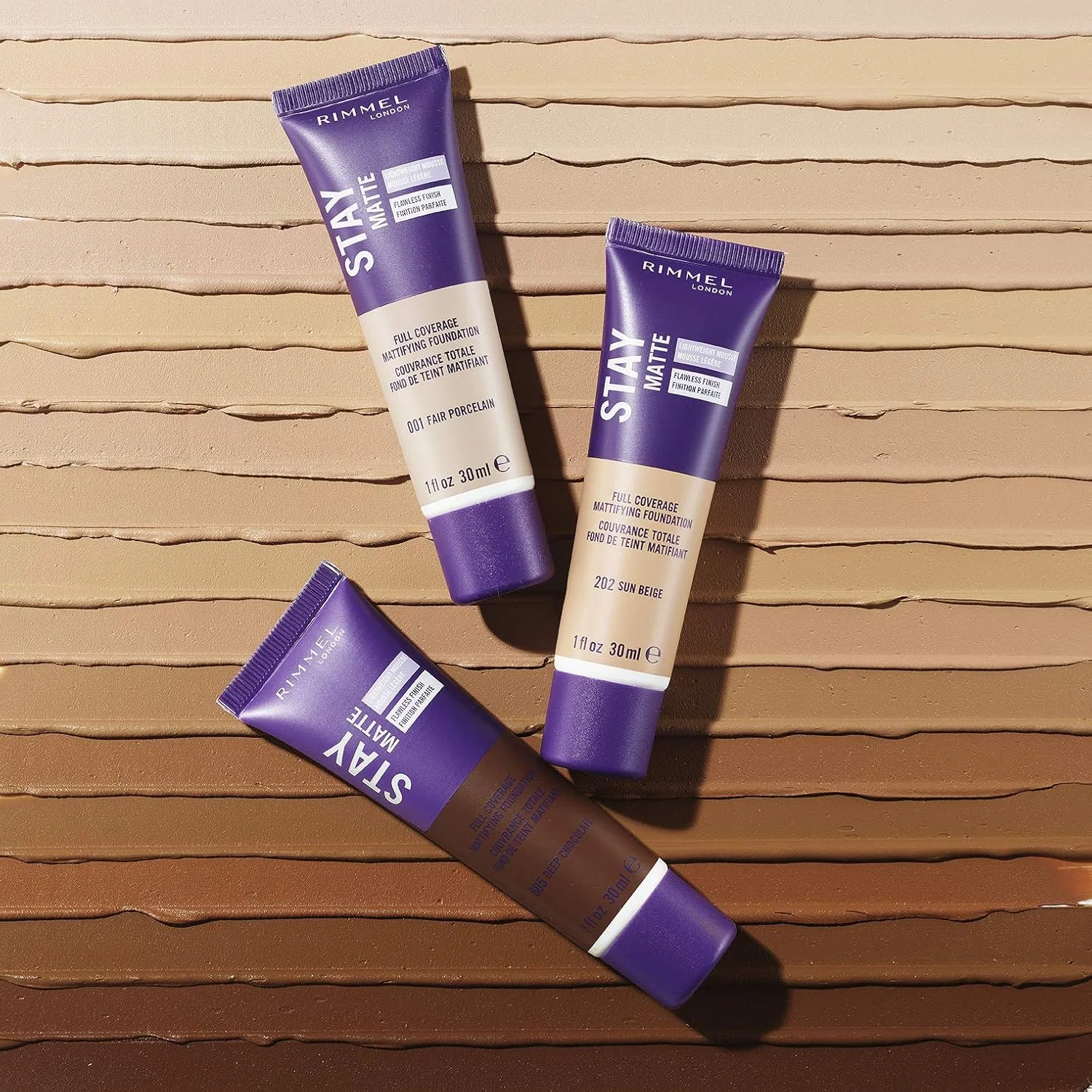 Тональная основа Rimmel Stay Matte Liquid Mousse Foundation 30 мл 200 Soft Beige — фото 4