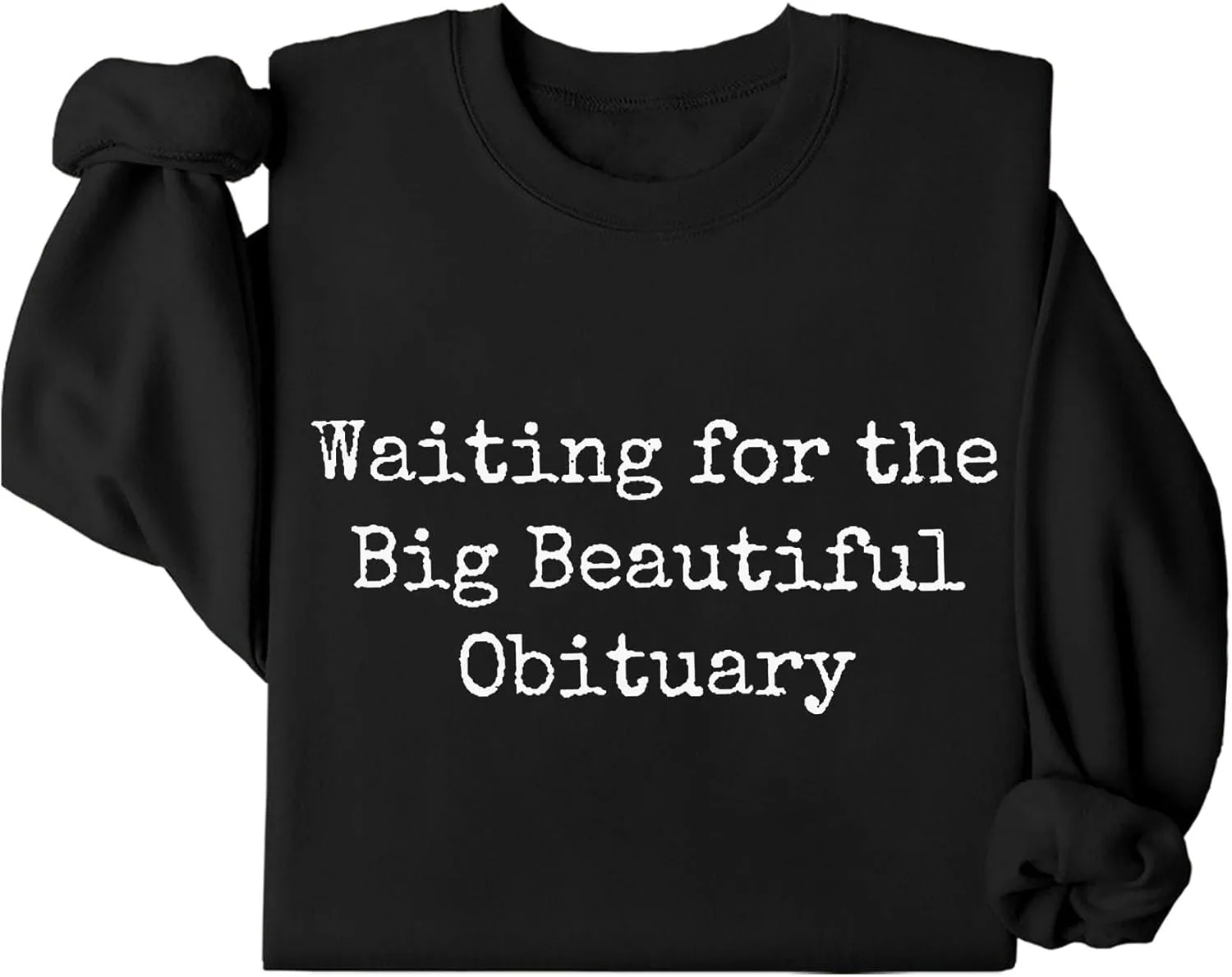 

Толстовка с принтом "Waiting For Big Beautiful Obituary" Batclock