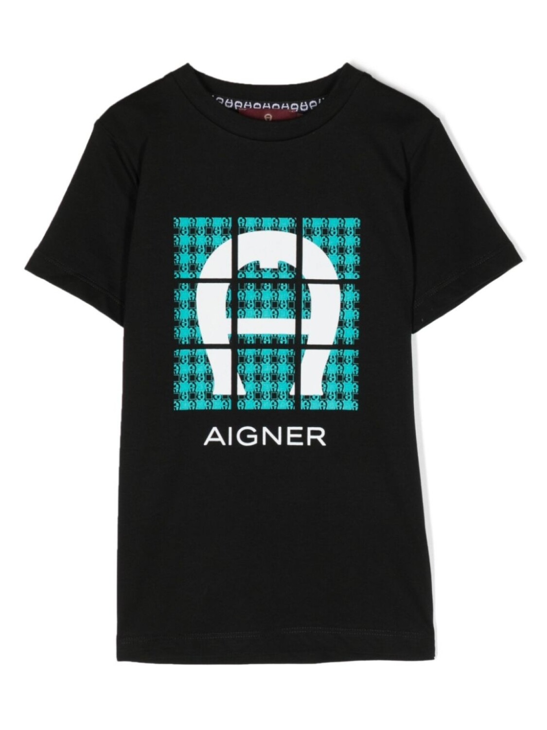 

Aigner Kids футболка с логотипом, черный