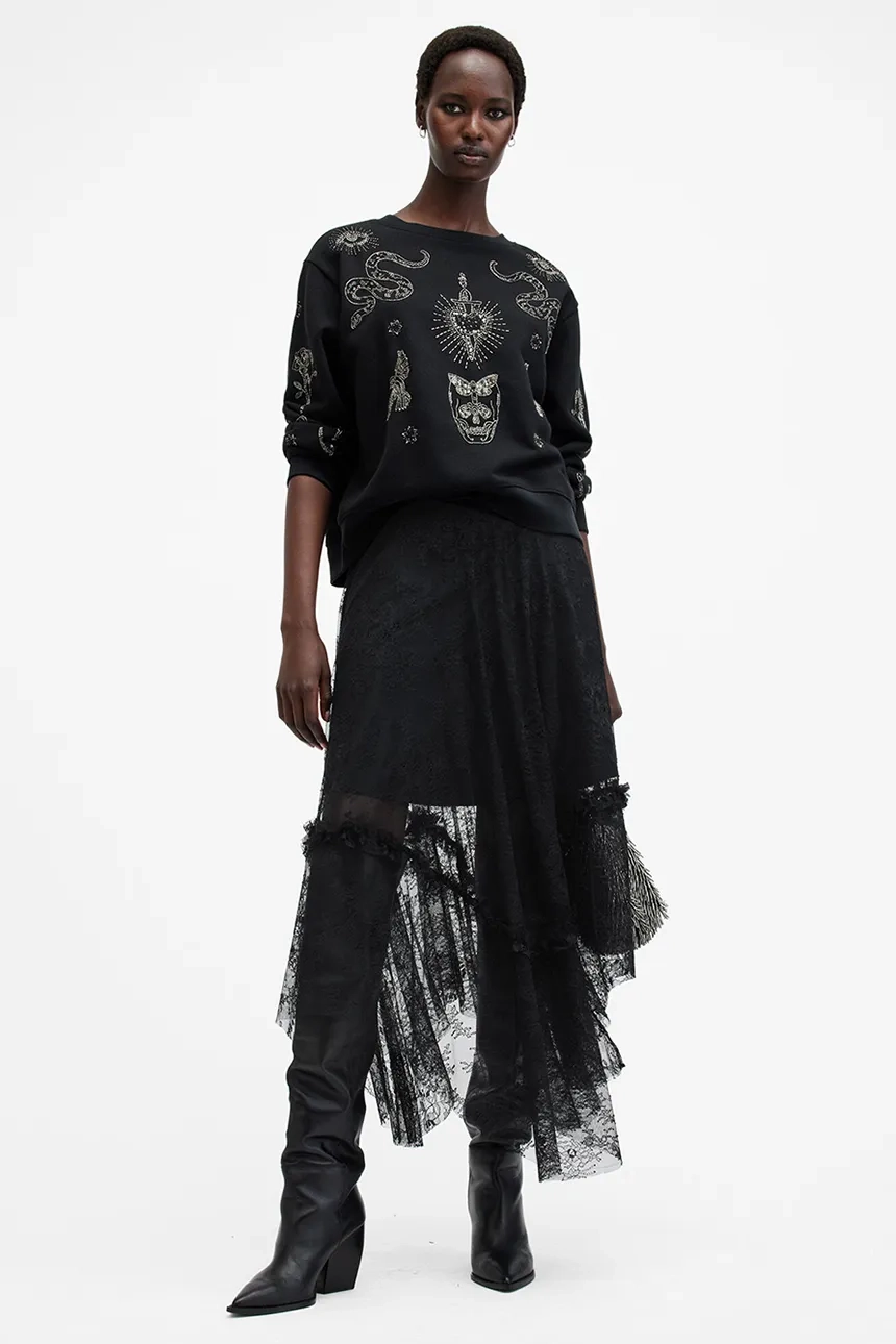 

JOSIE юбка AllSaints, черный