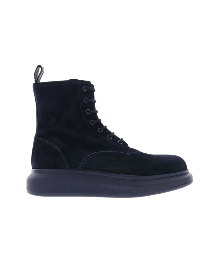 

Мужские замшевые туфли в тон. Alexander Mcqueen, синий