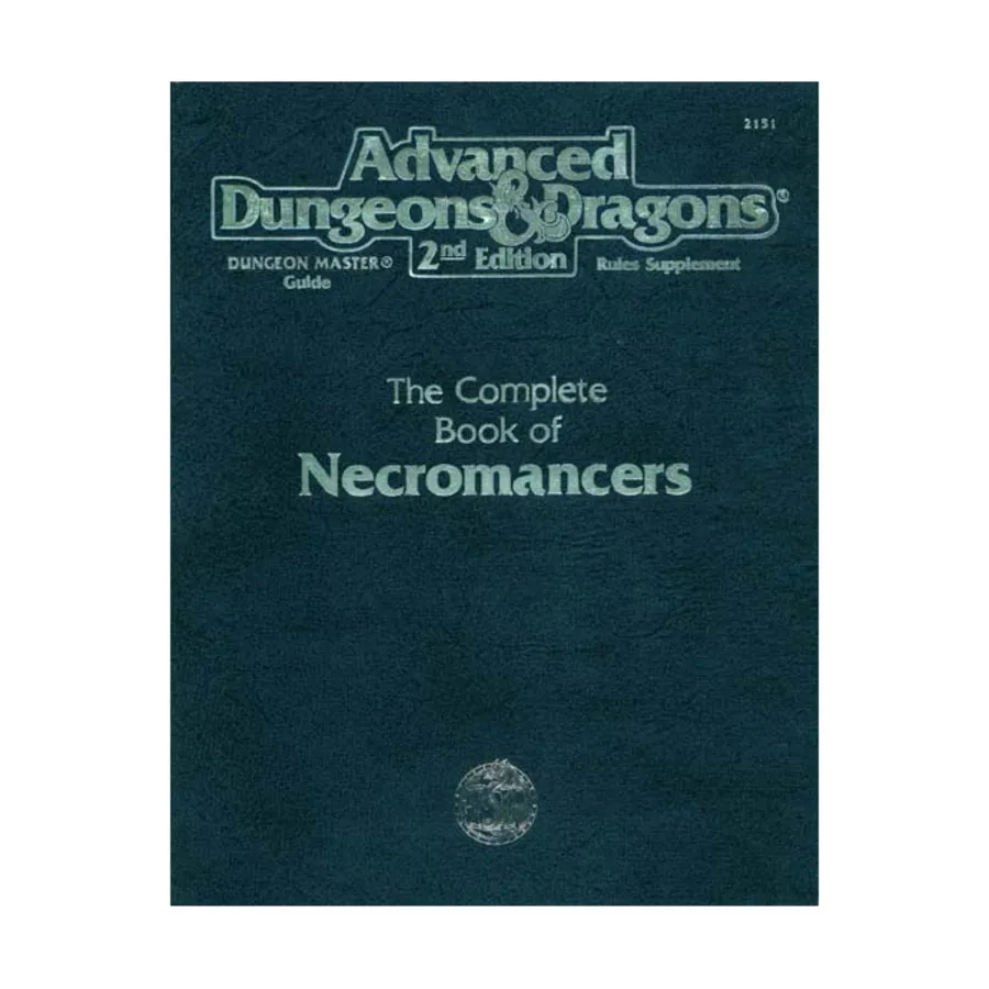 

Complete Book of Necromancers, Advanced Dungeons & Dragons (2nd Edition) - Dungeon Master's Books, мягкая обложка