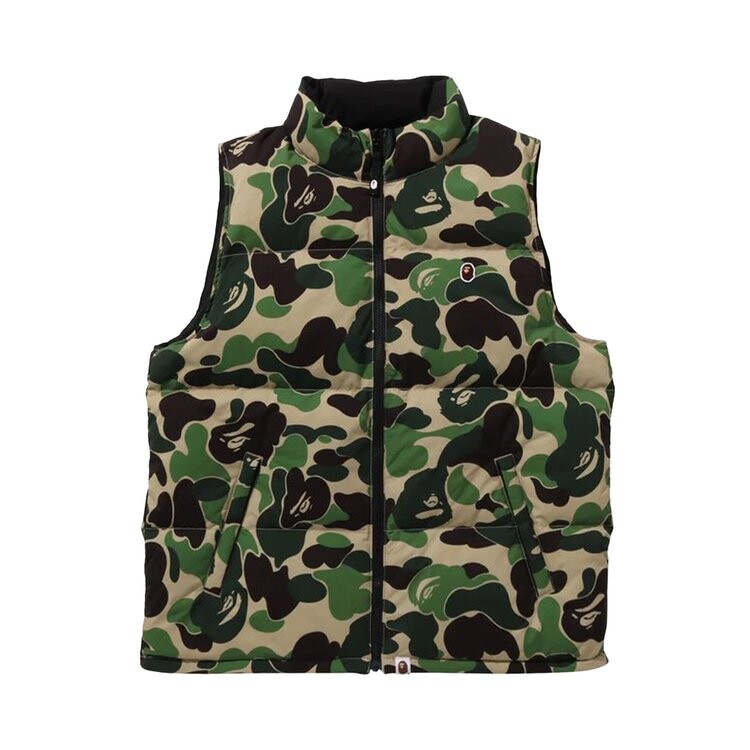 

Жилет BAPE ABC Camo Reversible Down Vest, зеленый
