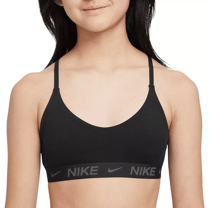 

Спортивный бюстгальтер Nike Dri-FIT Indy для девочек, черный
