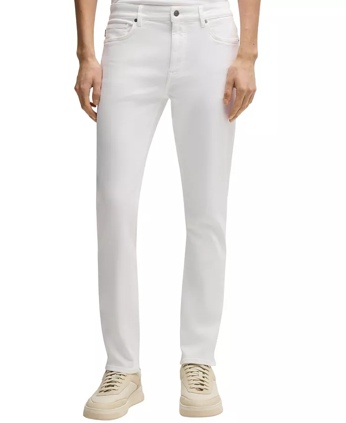 

Мужские джинсы Soft-Motion Slim-Fit Hugo Boss, белый