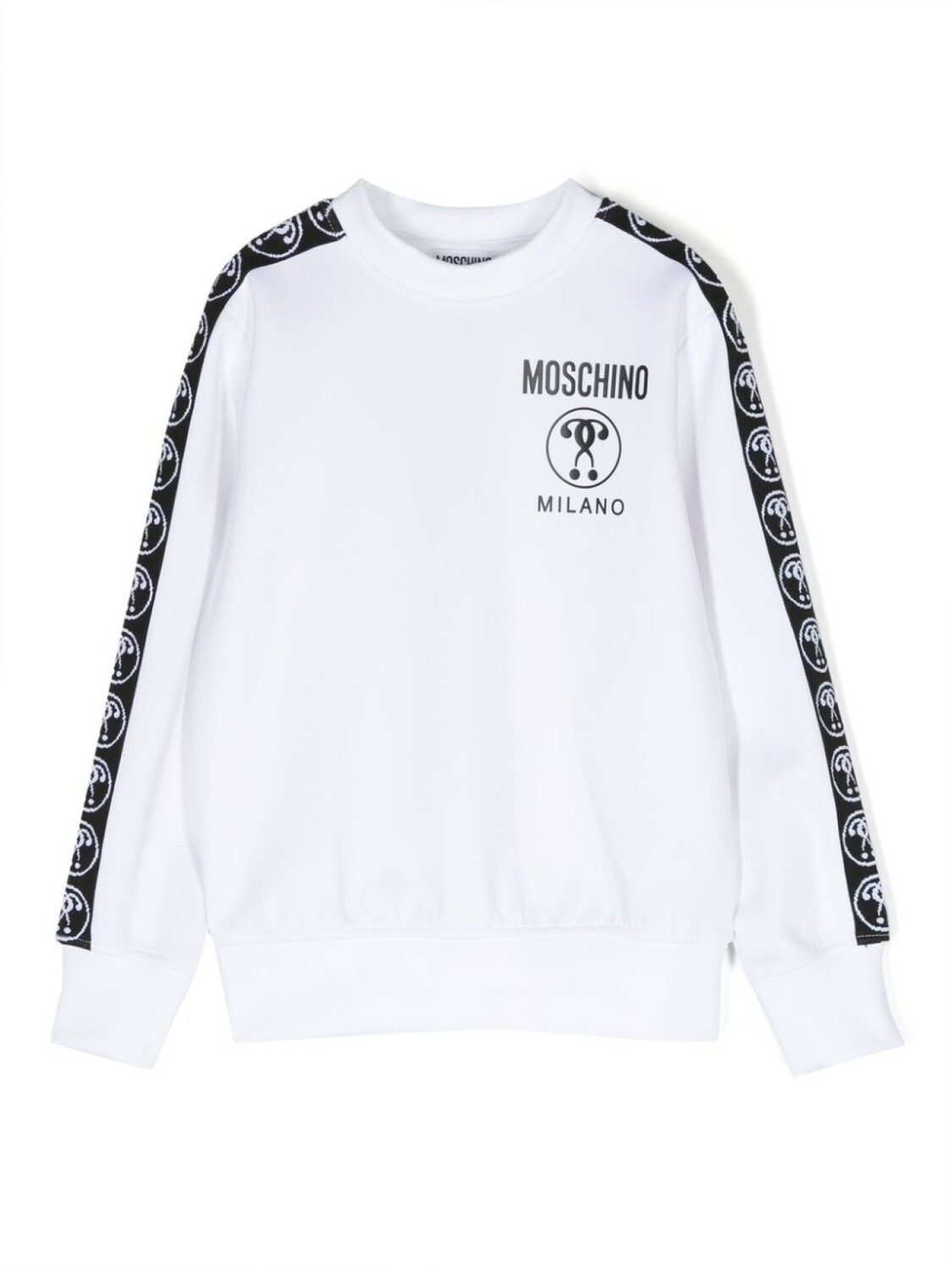 

Moschino Kids толстовка с логотипом, белый