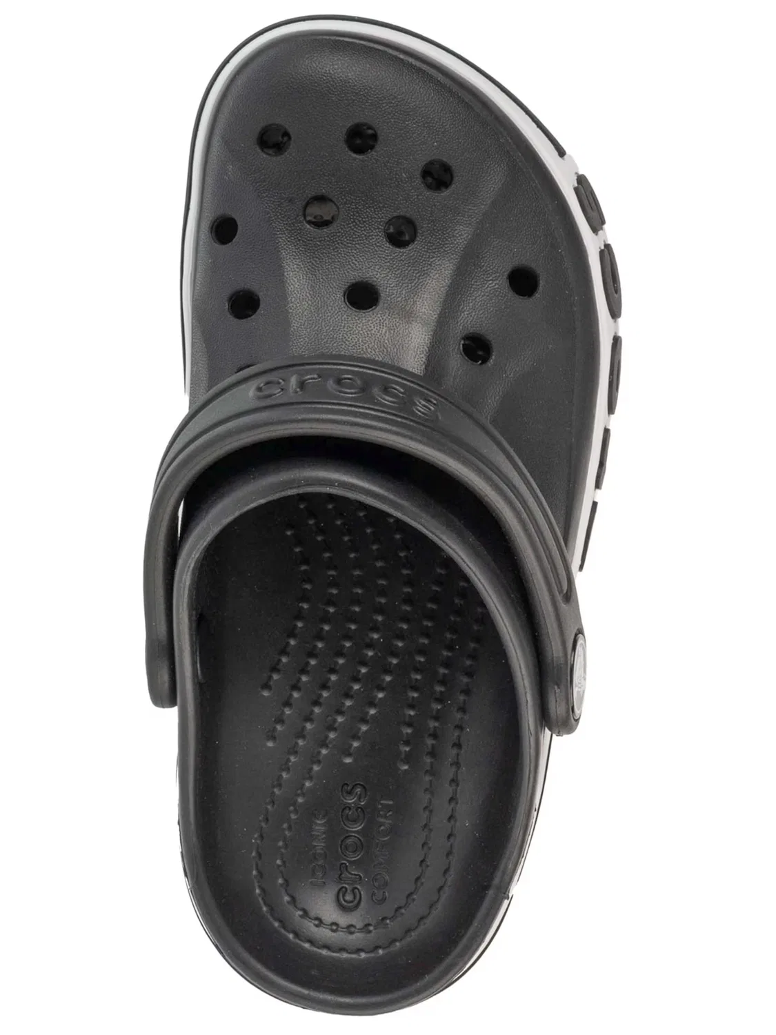 Детские сандалии Crocs Bayaband Kids Clog черного цвета — фото 4