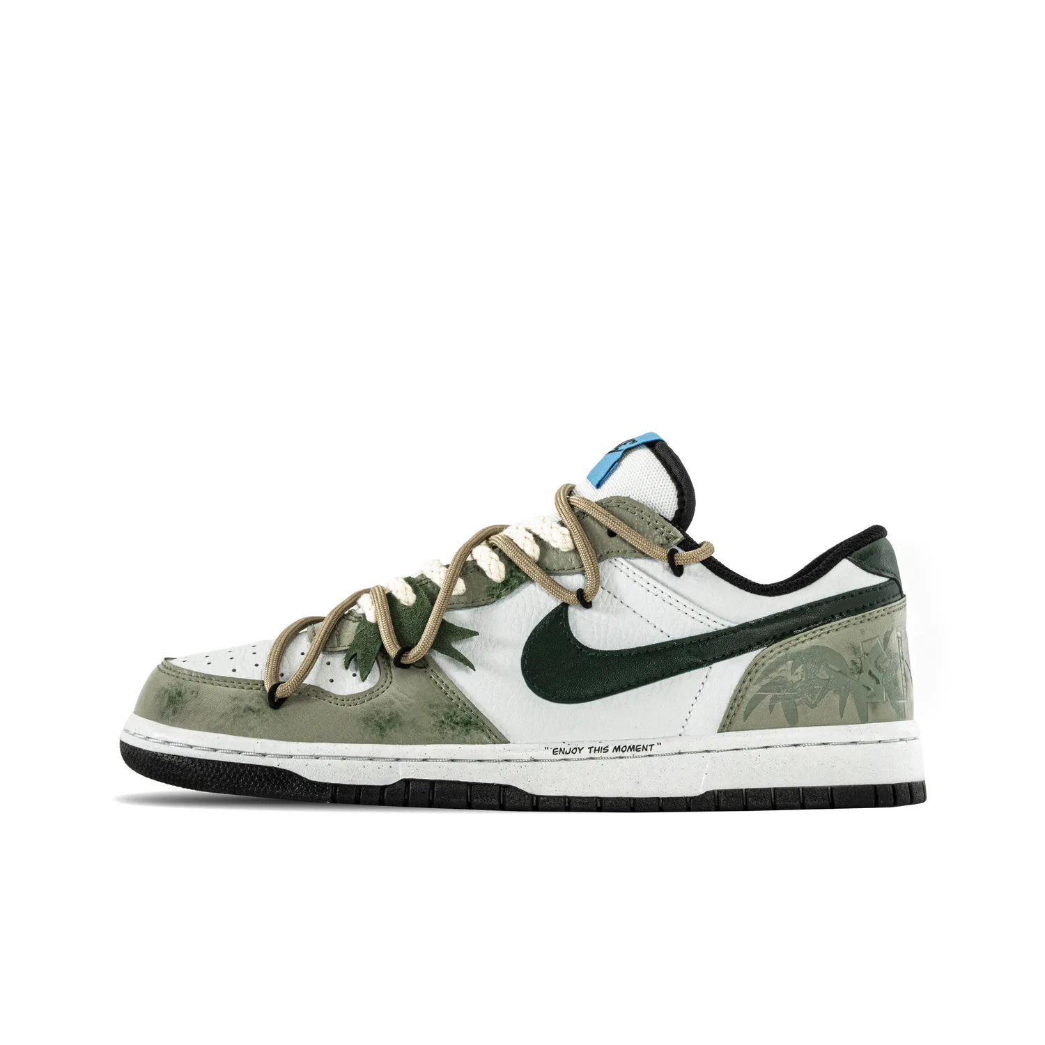 Кроссовки Nike Big White Green — фото 3