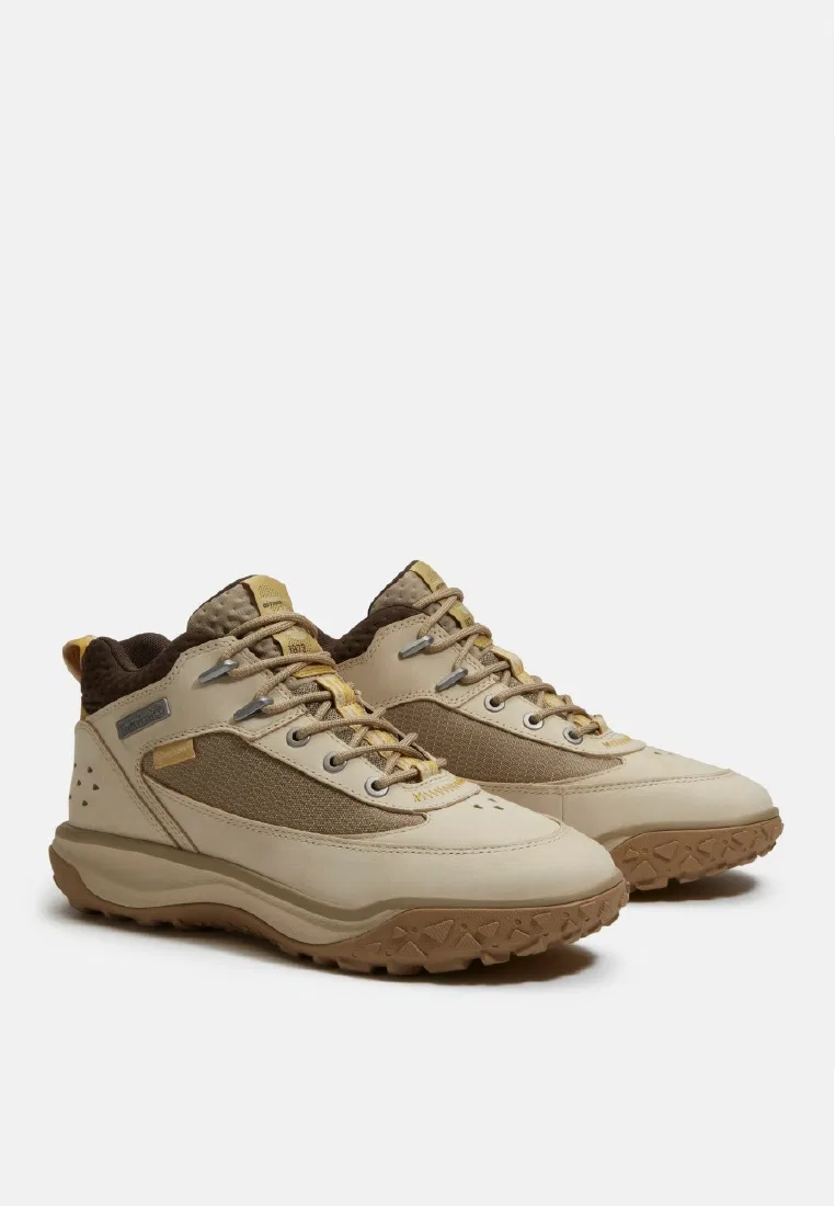 Мужские кроссовки TimberCush Motion 7 Mid, водонепроницаемые, Timberland, светло-бежевый — фото 4