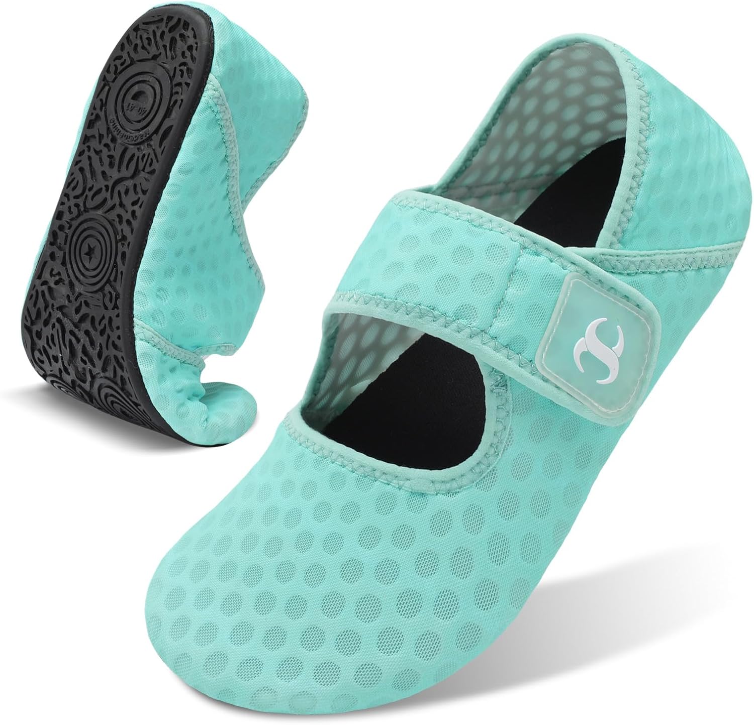 

Обувь для воды для женщин и мужчин, пляжная обувь для плавания босиком, аквааэробика, летние широкие шлепанцы, сандалии, быстросохнущие носки для бассейна, реки и моря Scurtain, Lakeblue