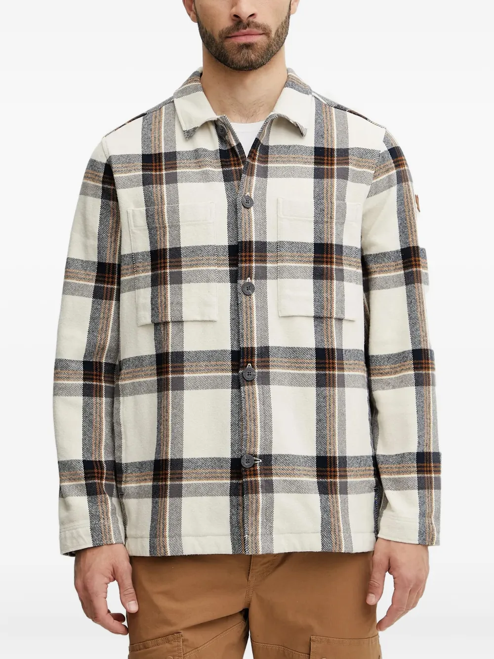 

Рубашка в клетку Fjällräven, нейтральный