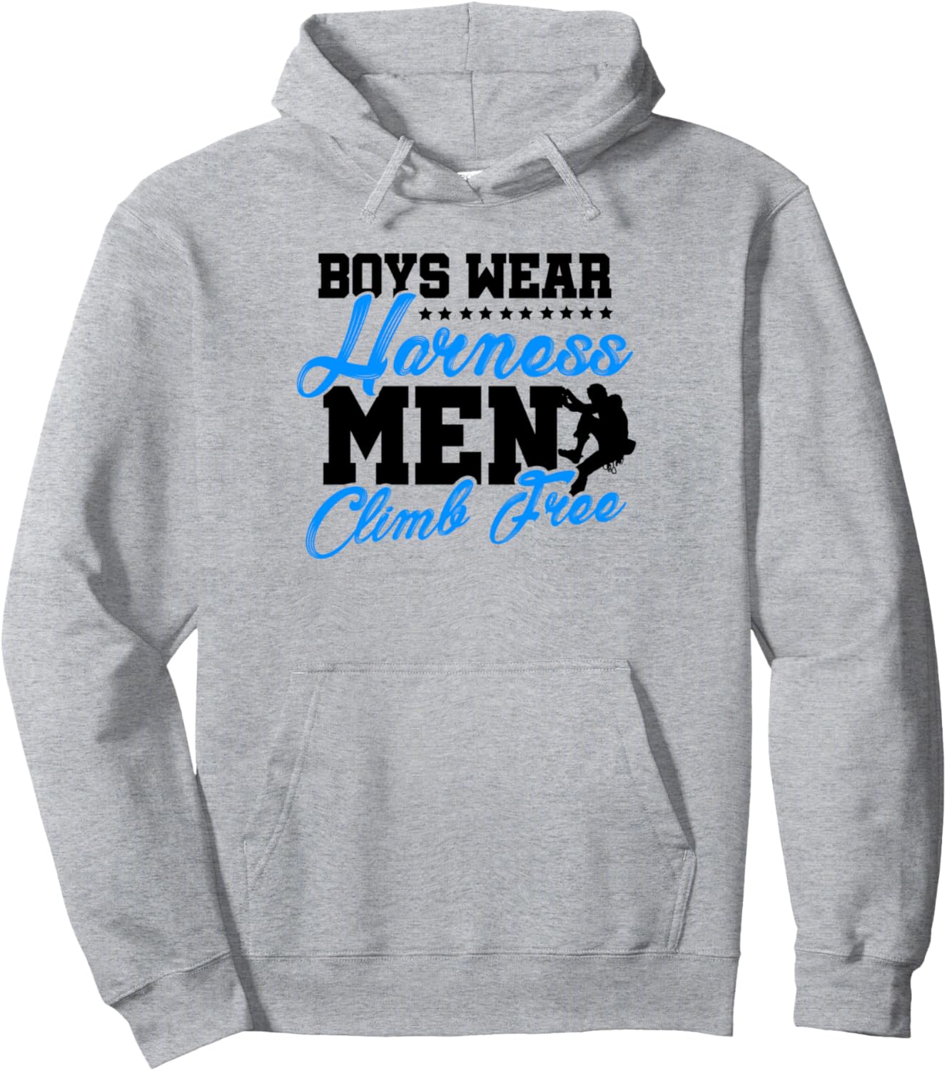 

Мужская толстовка Boywear Harness для скалолазания, свободного боулдеринга и альпинизма, серая Climbing Gift Bouldering Climber Rock Climbing