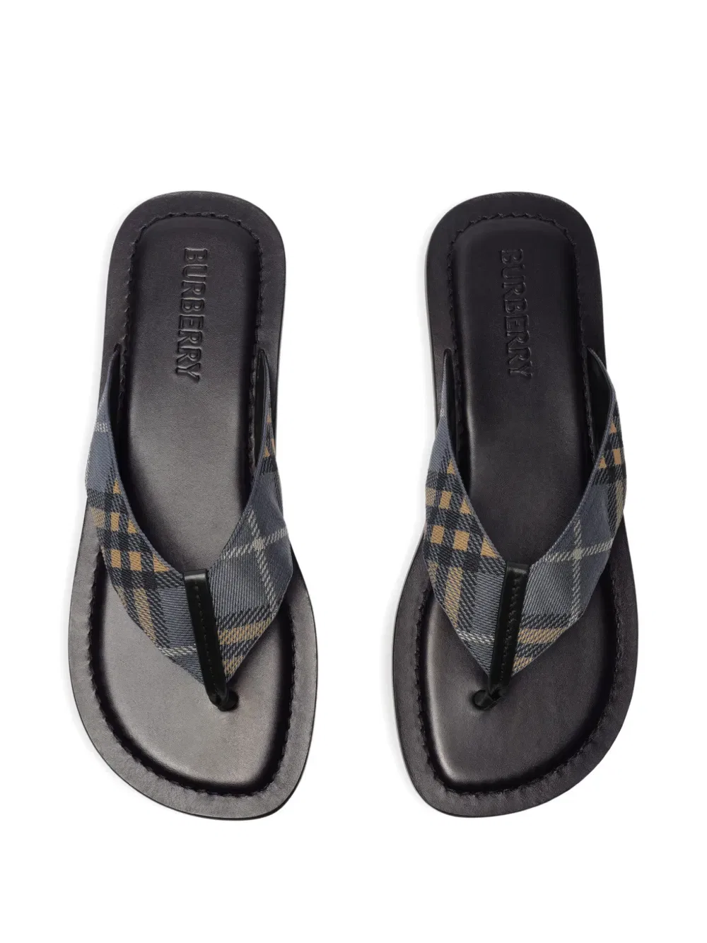 Сандалии Burberry, синий — фото 4