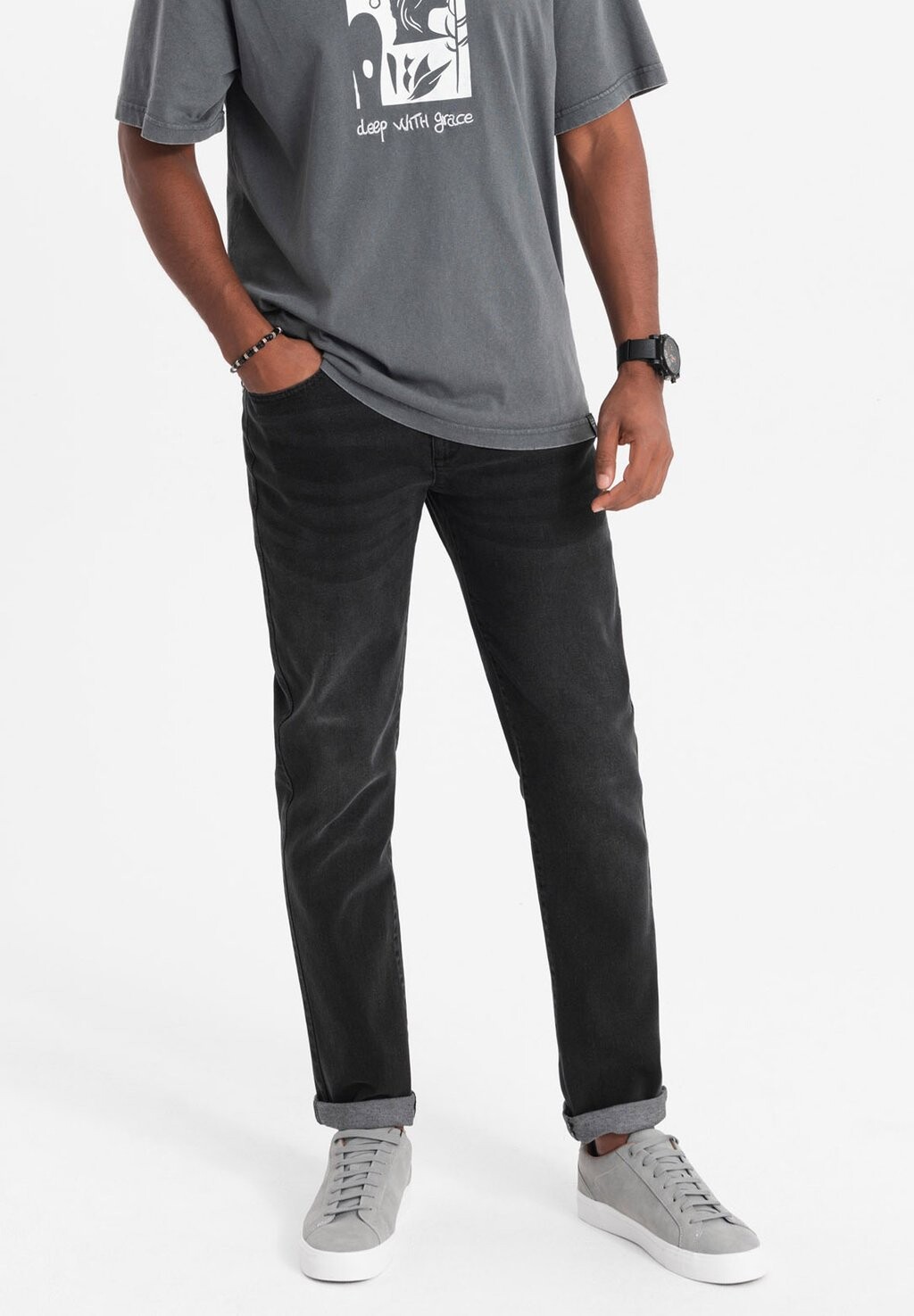 

Джинсы Straight Leg Ombre, цвет black