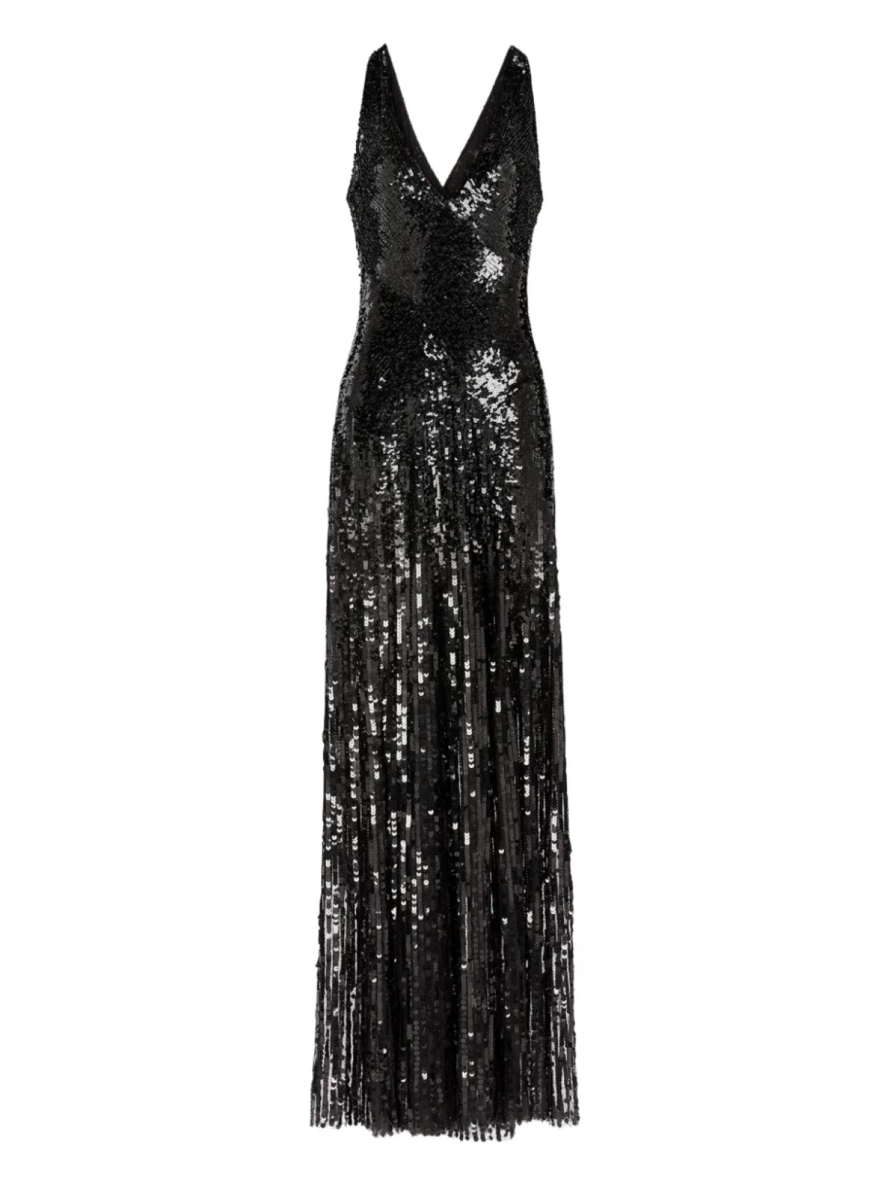

Платье макси Night Fever Jenny Packham, черный