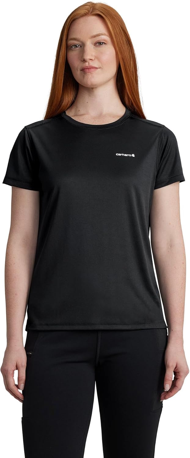 

Футболка Carhartt Women's 106830 Women's Force Sun Defender Relaxed Fit Short, Black, Черный, Футболка Carhartt Women's 106830 Women's Force Sun Defender Relaxed Fit Short, Black