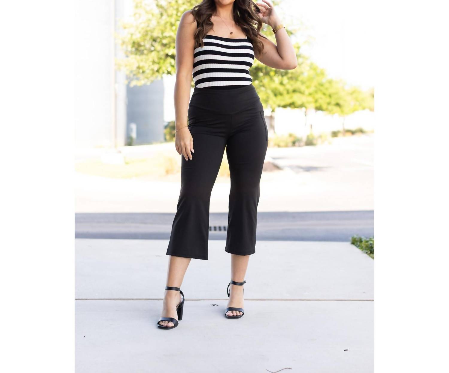 

Julia Rose Брюки Faith с высокой талией и эффектом утягивания живота, черные