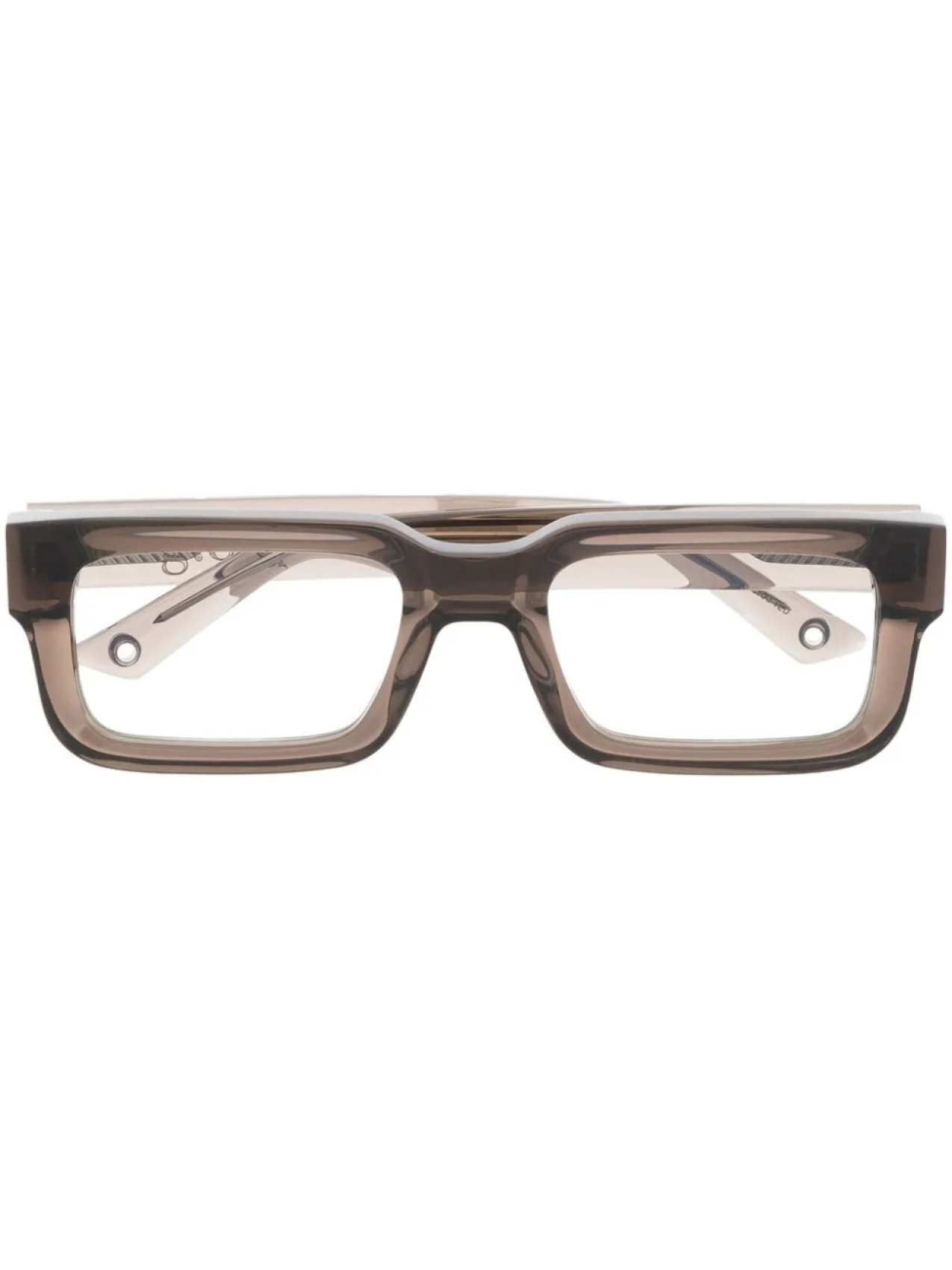 

Солнцезащитные очки в прямоугольной оправе G.O.D Eyewear, серый