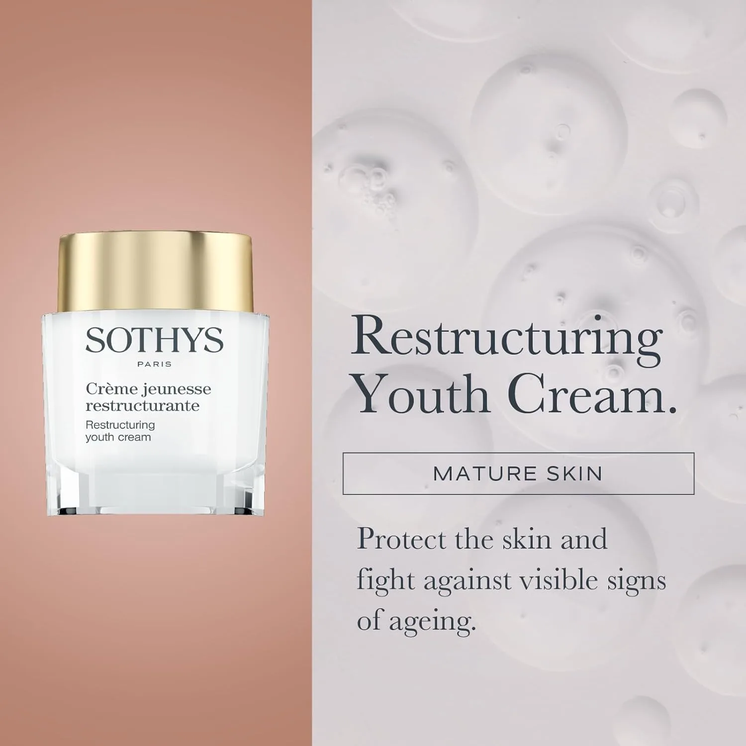 Крем для лица Sothys — Восстанавливающий омолаживающий | Увлажняющий против морщин для лица | Увлажняющий для — фото 2