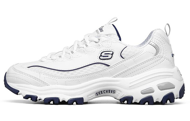 

Кроссовки Skechers D'Lites 1.0 Chunky Sneakers Women's Low-Top White/Marine Blue