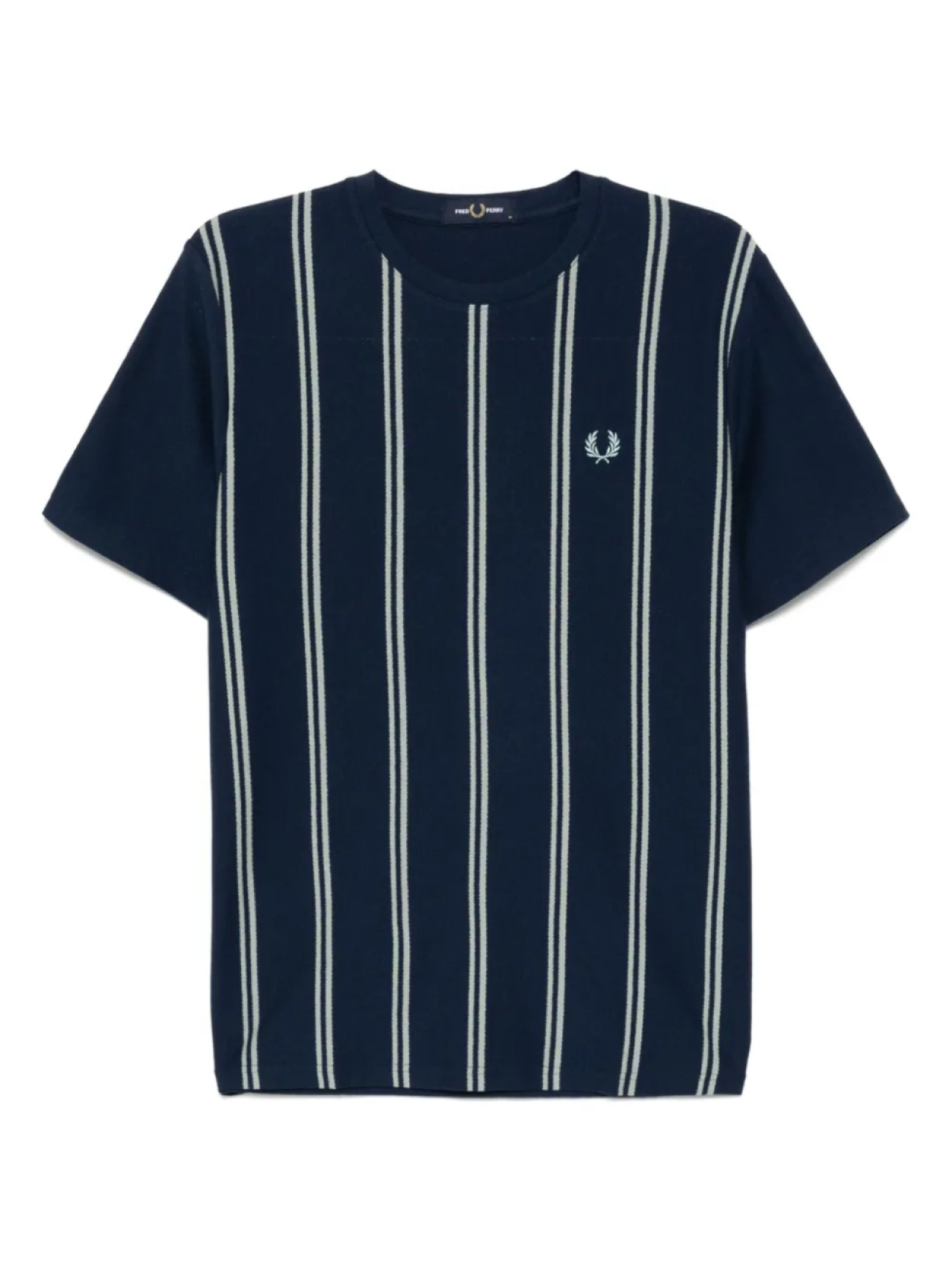

Fred Perry креповая футболка в полоску, синий