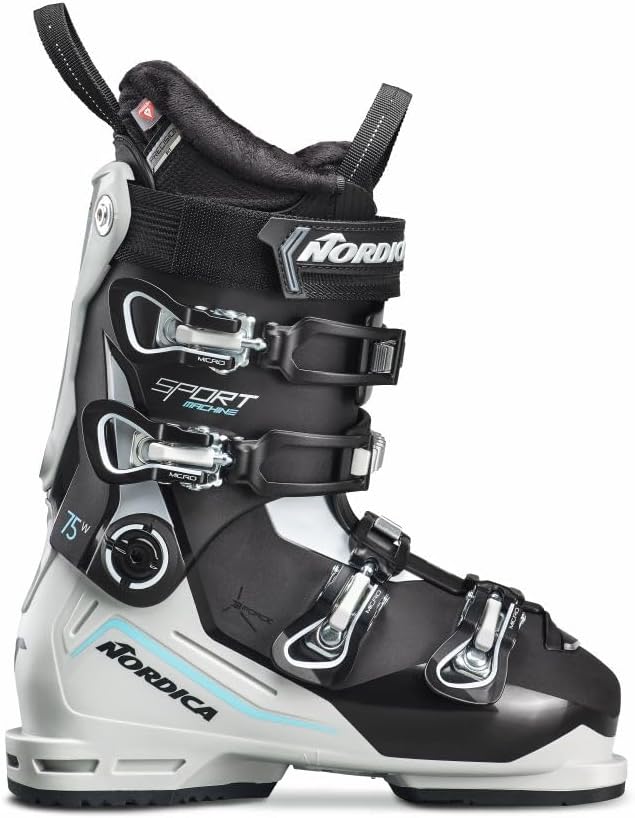 

Женские высокопроизводительные горнолыжные ботинки Nordica Sportmachine 3 75 W с широкой посадкой, Black / Grey / Blue, Черный, Женские высокопроизводительные горнолыжные ботинки Nordica Sportmachine 3 75 W с широкой посадкой, Black / Grey / Blue