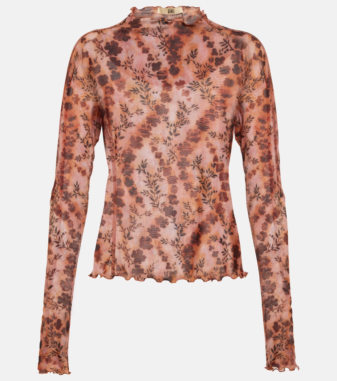 

Топ из цветочного джерси KNWLS, Chain Florals